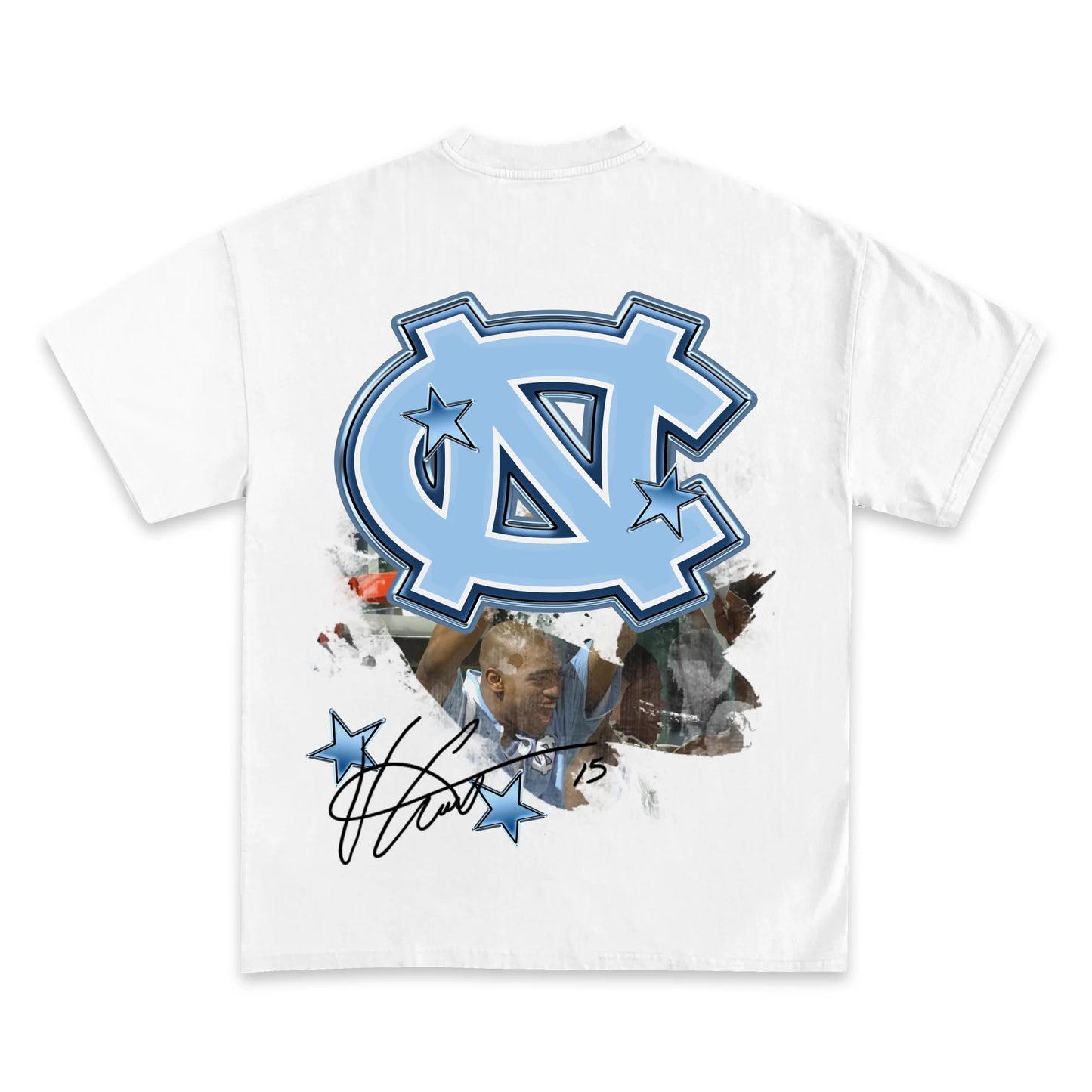 VINCE CARTER UNC TAR HEELS GRAPHIC T-SHIRT