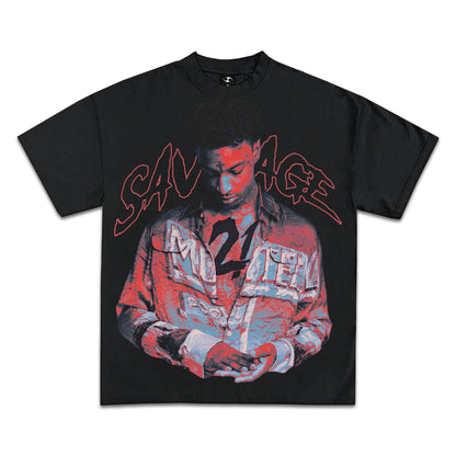 21SAVAGE REDGRAPHIC T-SHIRT
