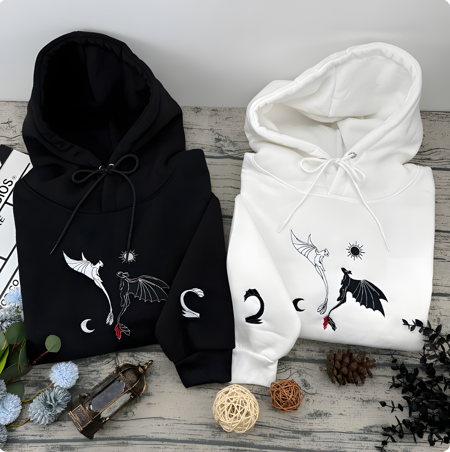 DRAGONS COUPLE HOODIE