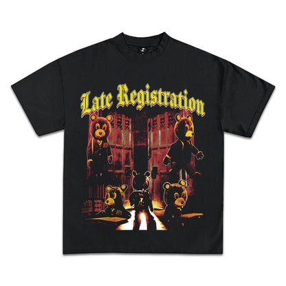 LATE REGISTRATION KANYE WEST GRAPHIC T-SHIRT