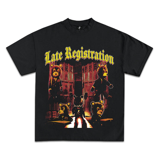 LATE REGISTRATION KANYE WEST GRAPHIC T-SHIRT