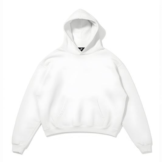 SIMPLE WHITE HOODIE