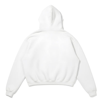 SIMPLE WHITE HOODIE