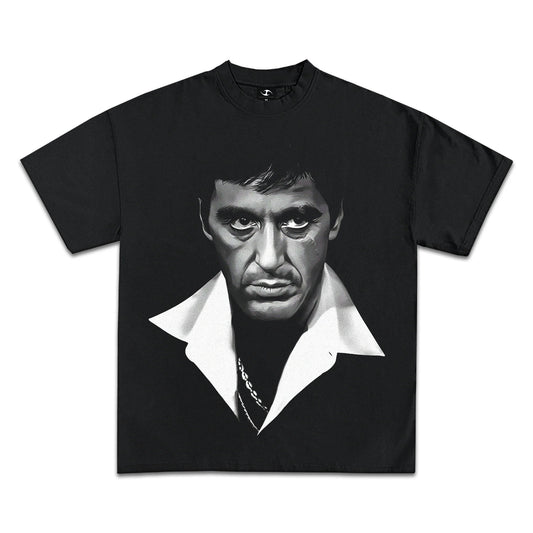 TONY MONTANA SCARFACE JUMBO FACE T-SHIRT
