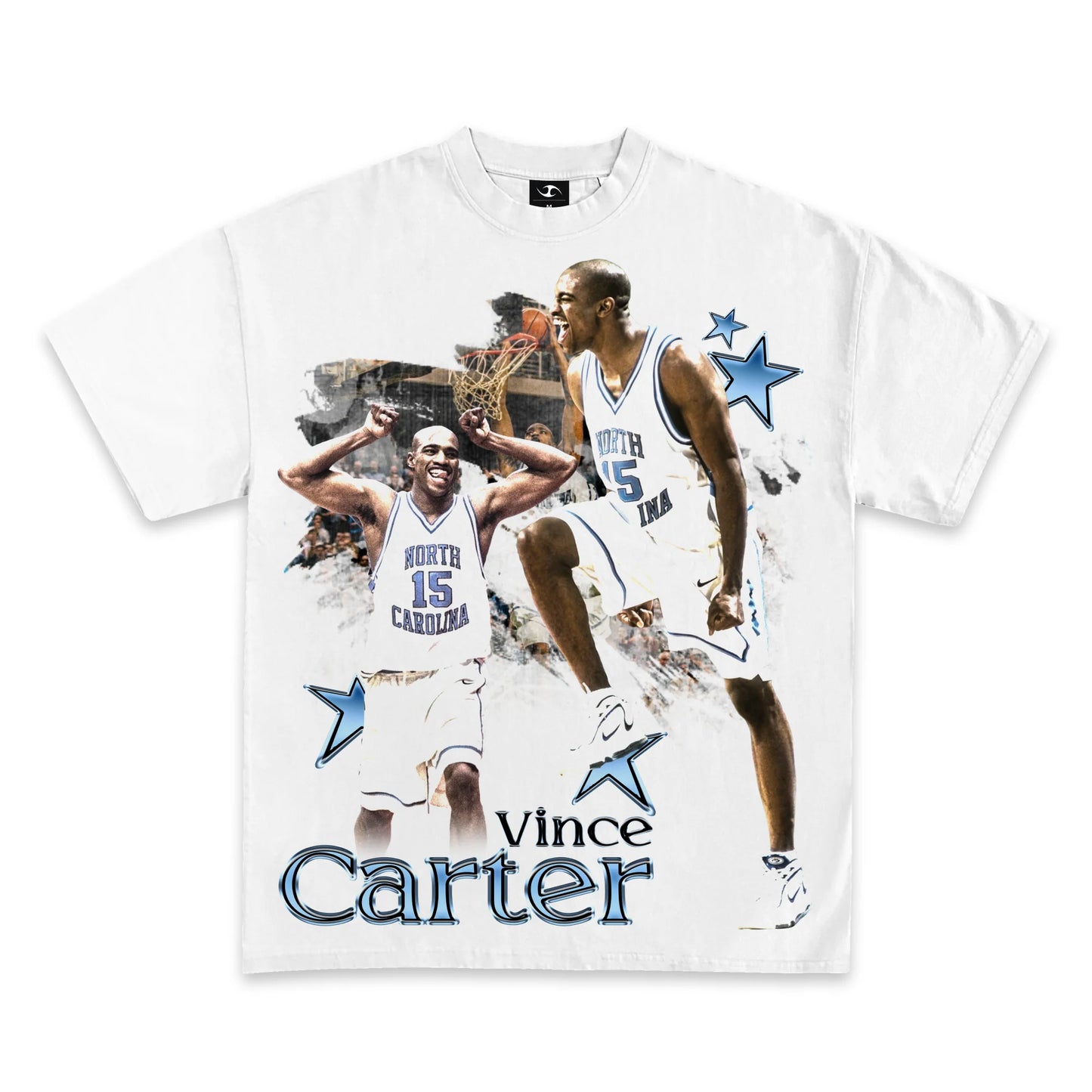 VINCE CARTER UNC TAR HEELS GRAPHIC T-SHIRT