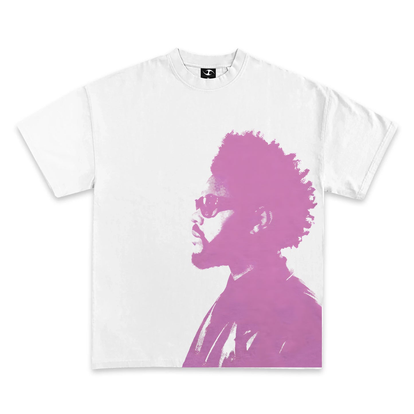 THE WEEKND PINK HALFTONE T-SHIRT (WITH BACKPRINT)