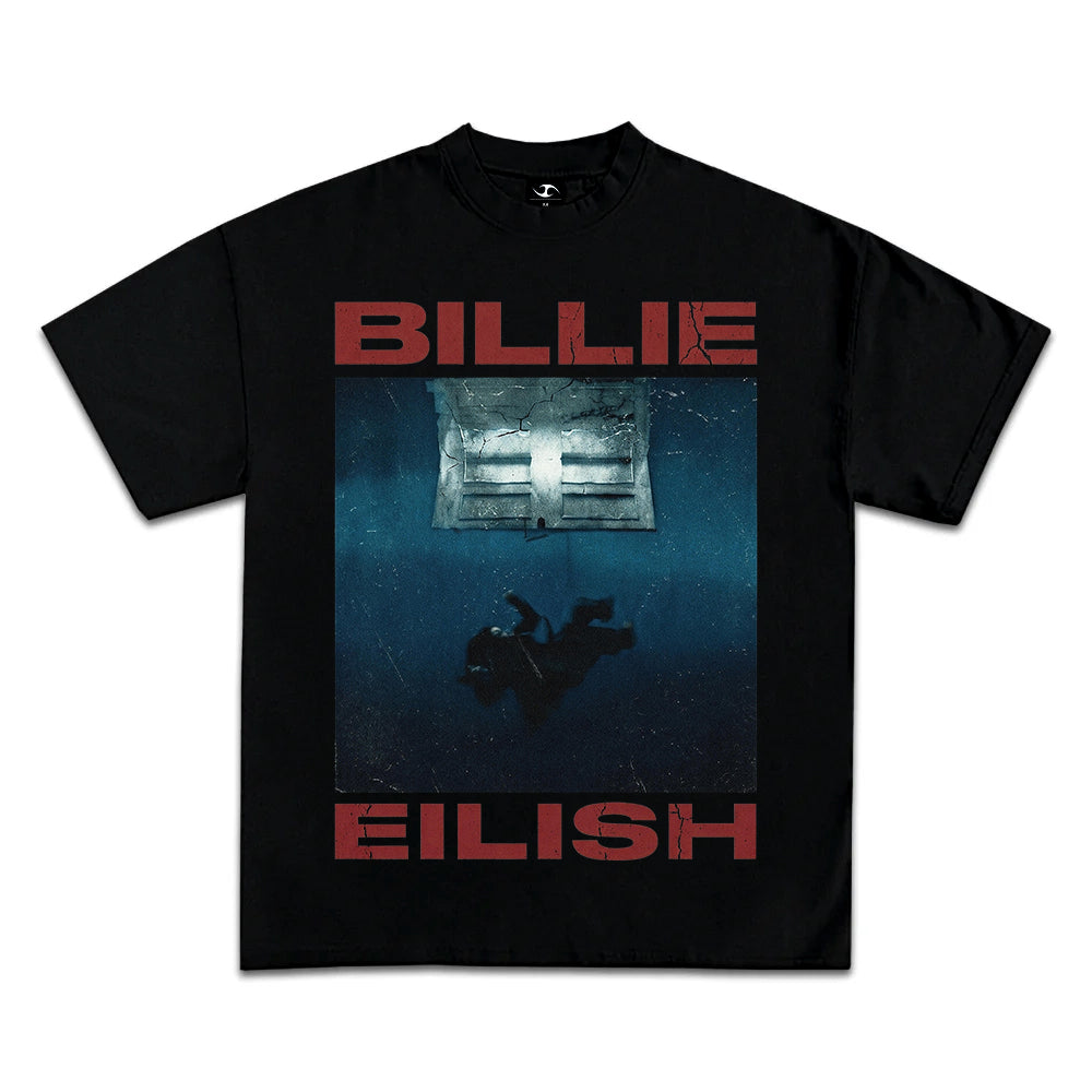 BILLIE EILISH UNDERWATER VINTAGE GRAPHIC T-SHIRT
