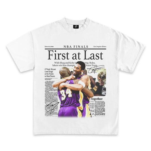 KOBE AND SHAQ FIRST AT LAST GRAPHIC T-SHIRT