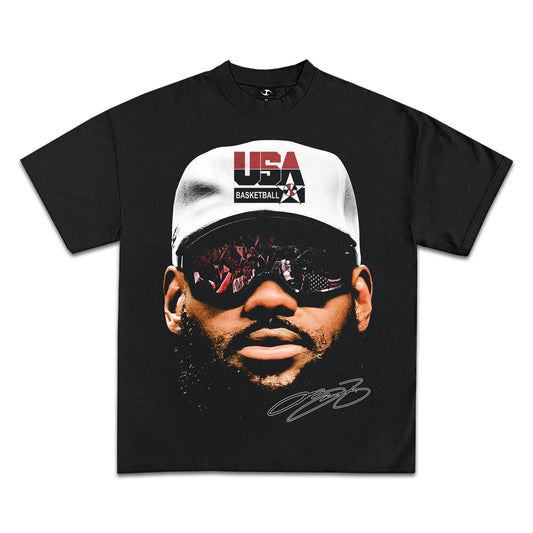 LEBRON JAMES USA BASKETBALL GRAPHIC T-SHIRT