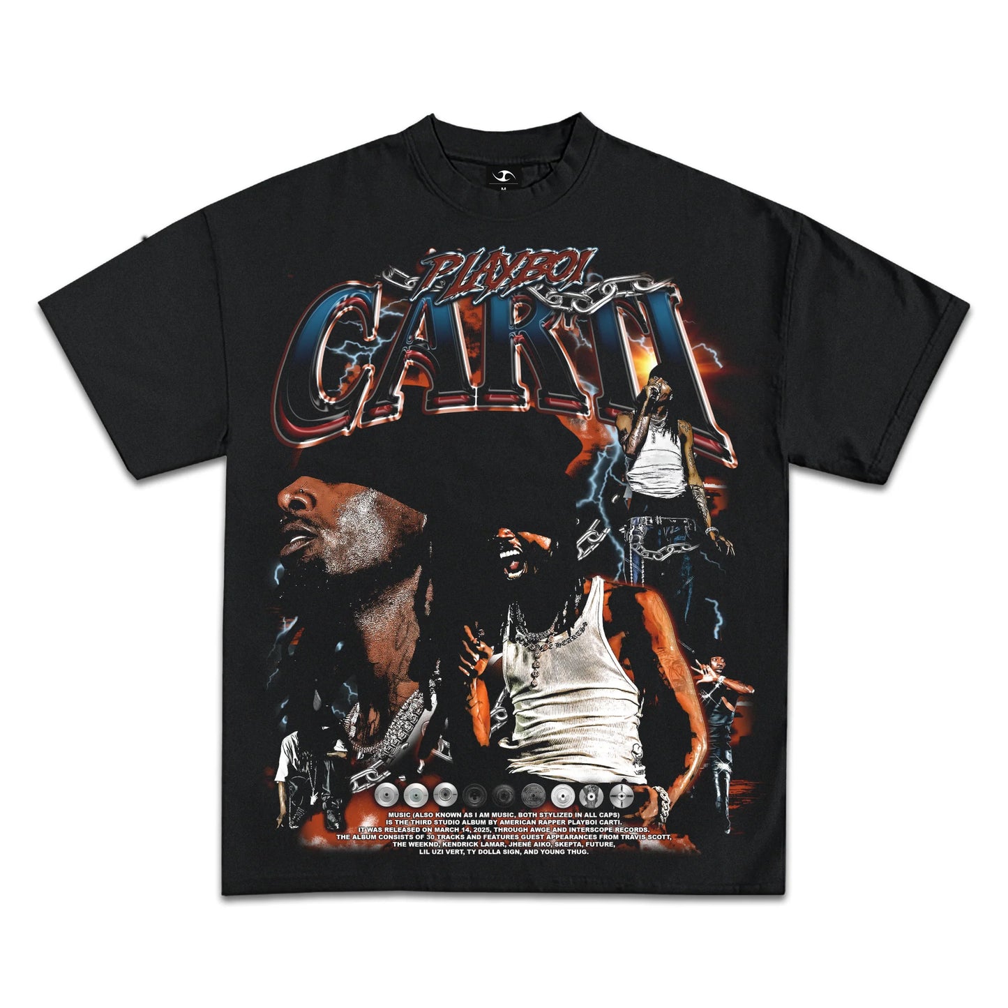 PLAYBOI CARTI FASTLANE EXCLUSIVE GRAPHIC T-SHIRT