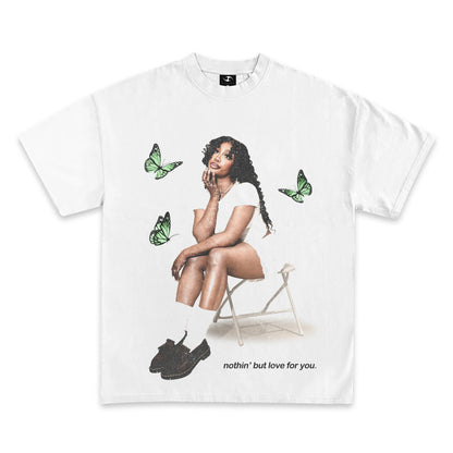 SZA BUTTERFLY GRAPHIC T-SHIRT
