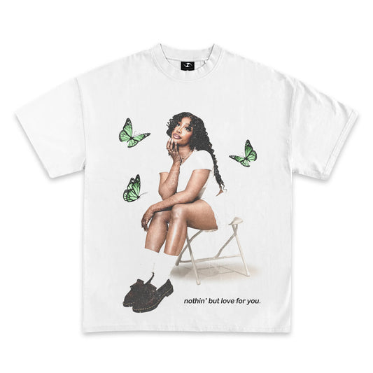 SZA BUTTERFLY GRAPHIC T-SHIRT